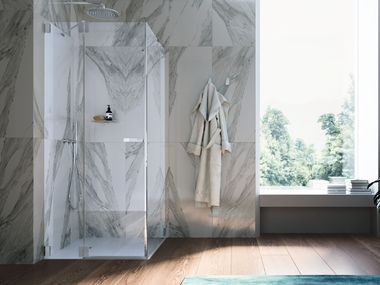 Shower cabin with hinged door PRAIA CLIP INDA®