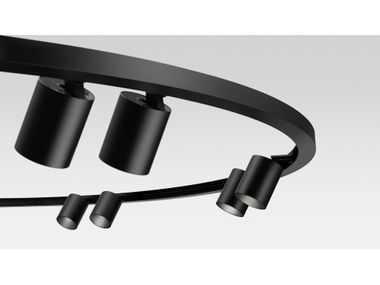 Metal suspended round track system INFINITY MODULE RND By Centrsvet