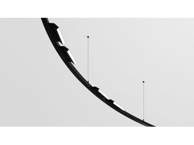 Metal suspended round track system INFINITY MODULE RND By Centrsvet