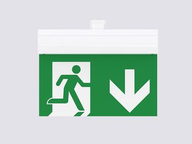 Luminaire de sécurité signalétique LED en polycarbonate HP320 INIM