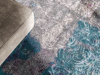 Polyamide rug BLU INK.RUGS