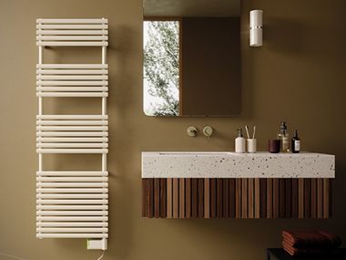 Electric vertical towel warmer ELLIPSIS_30 B ELETTRICO IRSAP