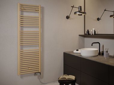 Electric steel decorative radiator GEO IRSAP