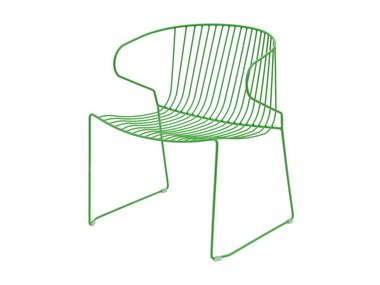 Poltroncina da giardino in acciaio con braccioli BOLONIA ISIMAR