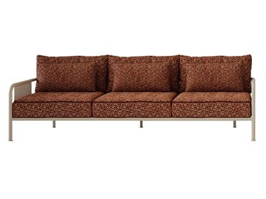 3 seater powder coated aluminium sofa MAGNA ISIMAR