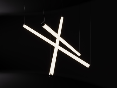 Luminária pendente LED de policarbonato ISSA S HORIZONTAL Intra lighting