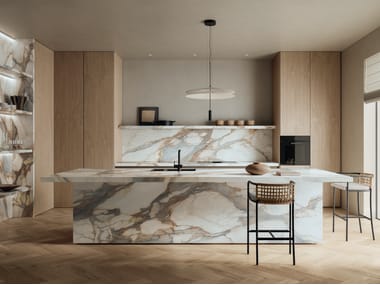 ITALSTONE, CALACATTA ANTICO Pavimento/rivestimento antibatterico in gres porcellanato