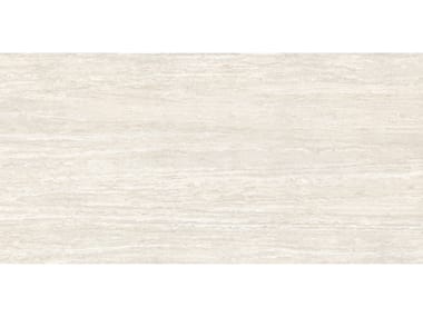 ITALSTONE, TRAVERTINO BIANCO VEIN CUT Pavimento/rivestimento antibatterico in gres porcellanato