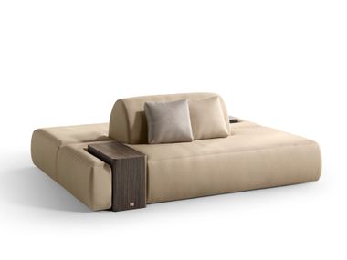 Leather sofa DUNE ISLAND IVG Home Collection