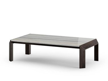 Rectangular marble coffee table PRISMA IVG Home Collection