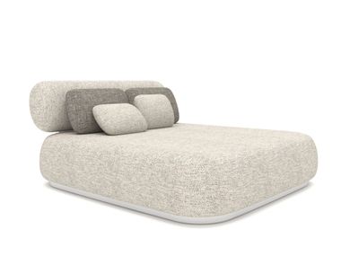 Letto da giardino in tessuto con base in alluminio BUBBLE IVINI