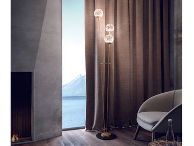 LED Murano glass floor lamp CRISTALGLOB ICONE