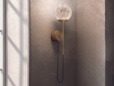 LED Murano glass wall lamp CRISTALGLOB ICONE