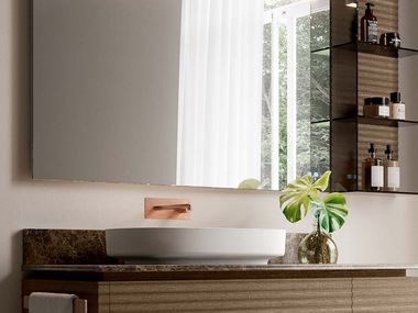 Oval countertop ceramic washbasin NYÙ 17 | Vanity unit Ideagroup