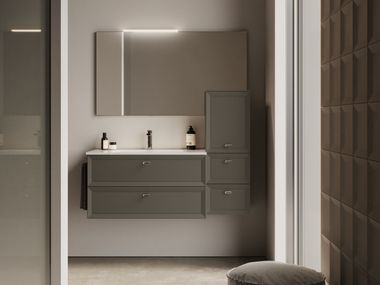 Mobile lavabo sospeso con lavabo integrato PROVENCE 08 Ideagroup