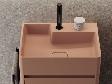 Rectangular countertop Aquatek washbasin SEVENTY Ideagroup