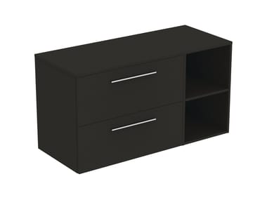 Ideal Standard, I.LIFE B T5757 Mobile lavabo in legno con pensile