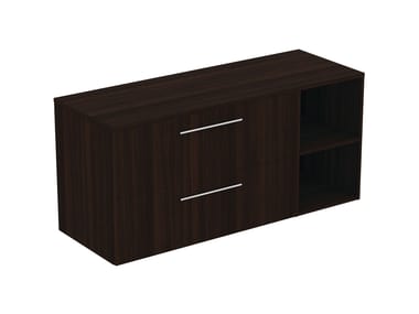 Ideal Standard, I.LIFE B T5761 Mobile lavabo in legno con pensile