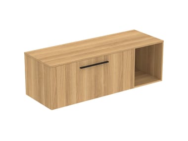 Ideal Standard, I.LIFE B T5762 Mobile lavabo in legno con pensile