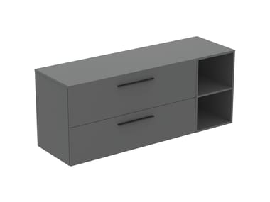 Ideal Standard, I.LIFE B T5764 Mobile lavabo in legno con pensile