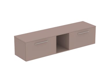 Ideal Standard, I.LIFE B T5850 Mobile lavabo in legno con pensile