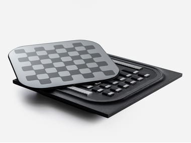 Impatia, MOSSA Scacchiera in legno e vetro