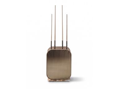 Leather billiard cue rack PLISSÉ Impatia