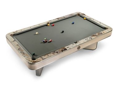 Leather pool table PLISSÉ Impatia