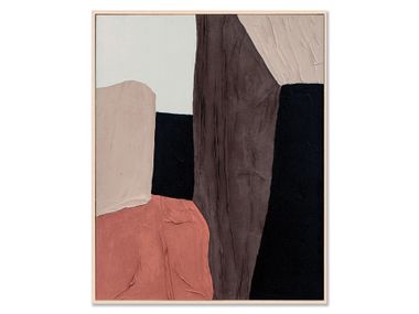 Gemälde aus Segeltuch AGAVE -  PATCHWORK 2 In Stock