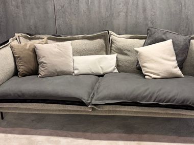 Square fabric sofa cushion ARKETIPO - AUTO-REVERSE 50x50 In Stock