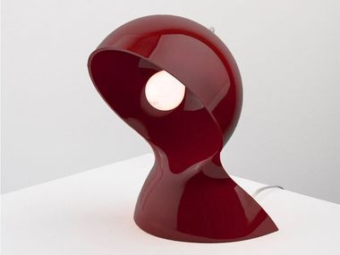 Halogen polycarbonate table lamp ARTEMIDE - DALÙ RUBY RED In Stock