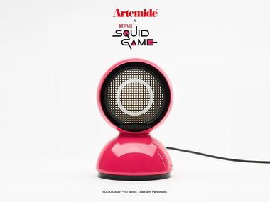 LED painted metal table lamp ARTEMIDE - ECLISSE X SQUID GAME GUARD In Stock