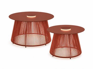 Garden side table with light BOVER -  NIT/80/R OUTDOOR In Stock