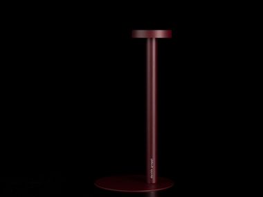 Lampada da tavolo a batteria a LED DAVIDE GROPPI - TeTaTeT BLACK RED In Stock