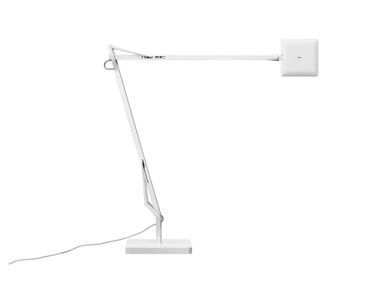 Verstellbare LED Tischleuchte aus Aluminium FLOS -  KELVIN EDGE BASE WHITE In Stock