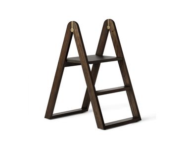 Folding oak step stool GEJST - REECH Dark Oak In Stock