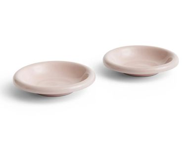 Terracotta serving bowl HAY - BARRO BOWL Pink In Stock