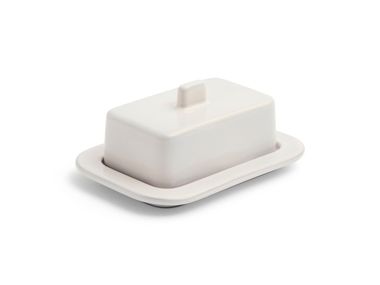 Butterdose aus Terrakotta HAY - BARRO BUTTER DISH Off-white In Stock