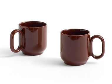 Tazza in terracotta HAY - BARRO CUP Burgundy In Stock