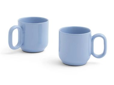 Terracotta cup HAY - BARRO CUP Light blue In Stock