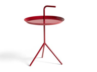 Tavolino rotondo in acciaio HAY - DLM CHERRY RED In Stock