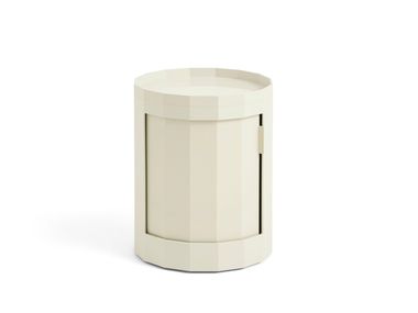 Mesita de ABS con contenedor HAY - FACET CABINET Eggshell In Stock
