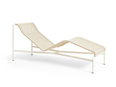 Lettino da giardino HAY - PALISSADE CORD WHITE  CREAM In Stock