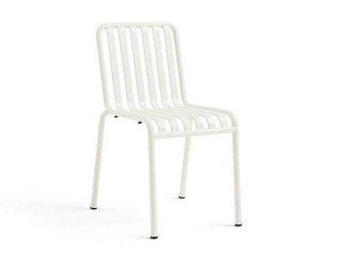 Steel garden chair HAY - PALISSADE WHITE CREAM In Stock
