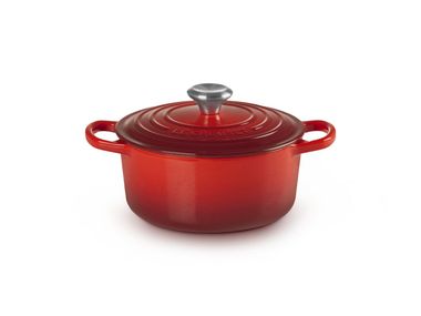 Töpf aus Gusseisen LE CREUSET - EVOLUTION 18 Cerise In Stock