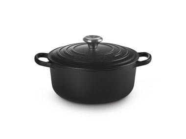 Töpf aus Gusseisen LE CREUSET - EVOLUTION 20 Matt Black In Stock