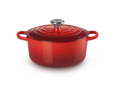 Töpf aus Gusseisen LE CREUSET - EVOLUTION 24 Cerise In Stock