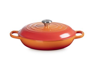 Bratentopf aus Gusseisen LE CREUSET - EVOLUTION Low 30 Volcanic In Stock