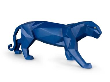 Objet déco en porcelaine LLADRO' - PANTHER BLUE In Stock