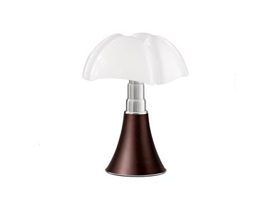 Stainless steel table lamp MARTINELLI LUCE - MINIPIPISTRELLO BRONZE In Stock